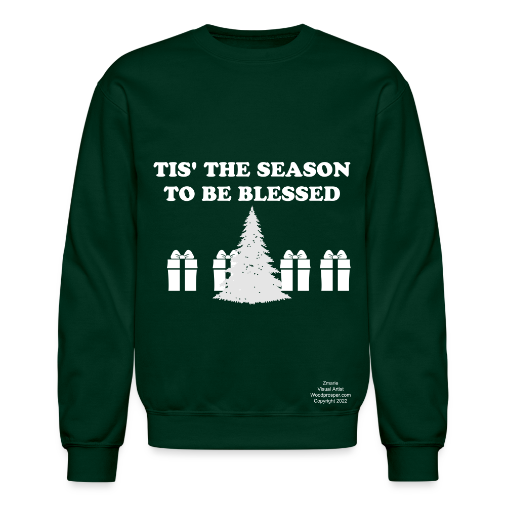 TIS' THE SEASON Crewneck Sweatshirt - forest green