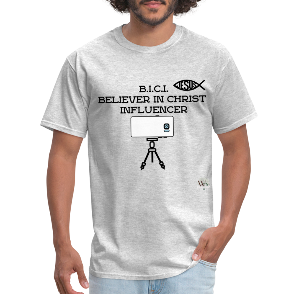 B.I.C.I. Believer in Christ Unisex Classic T-Shirt - heather gray