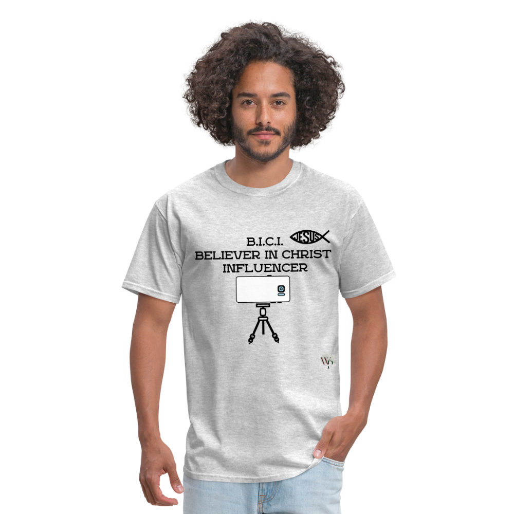 B.I.C.I. Believer in Christ Unisex Classic T-Shirt - heather gray