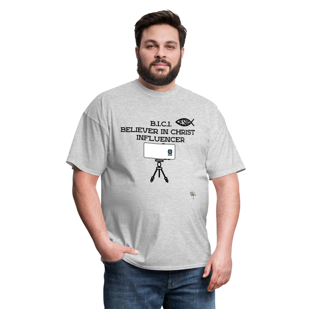 B.I.C.I. Believer in Christ Unisex Classic T-Shirt - heather gray