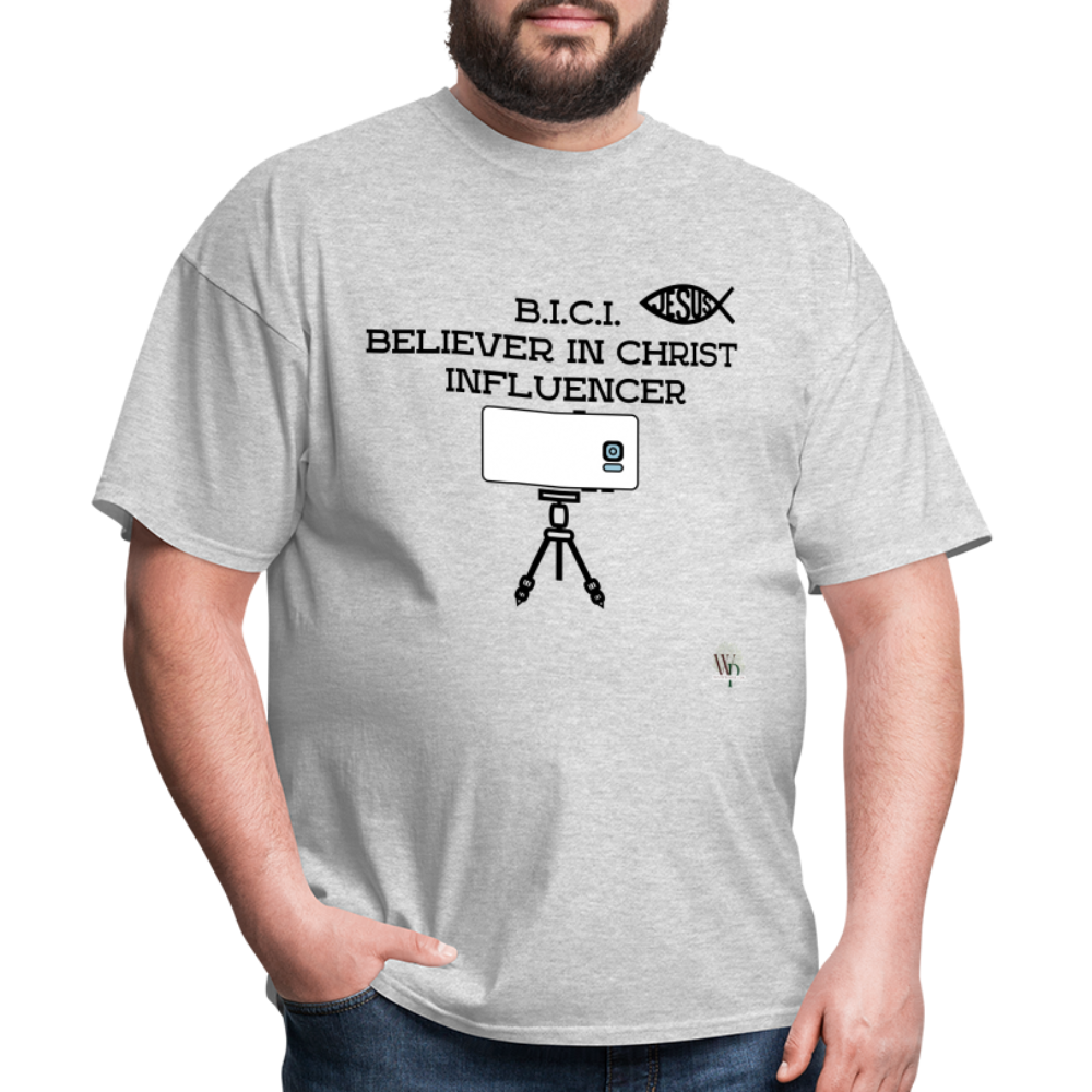 B.I.C.I. Believer in Christ Unisex Classic T-Shirt - heather gray