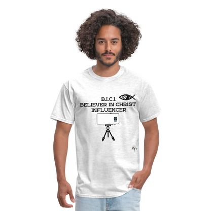 B.I.C.I. Believer in Christ Unisex Classic T-Shirt - light heather gray