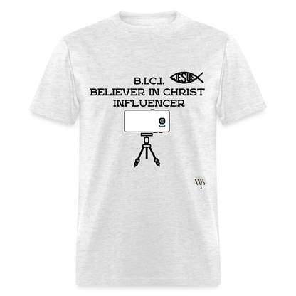 B.I.C.I. Believer in Christ Unisex Classic T-Shirt - light heather gray
