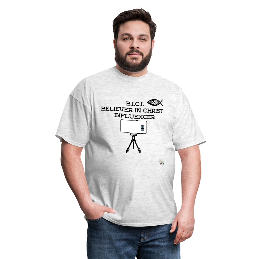 B.I.C.I. Believer in Christ Unisex Classic T-Shirt - light heather gray