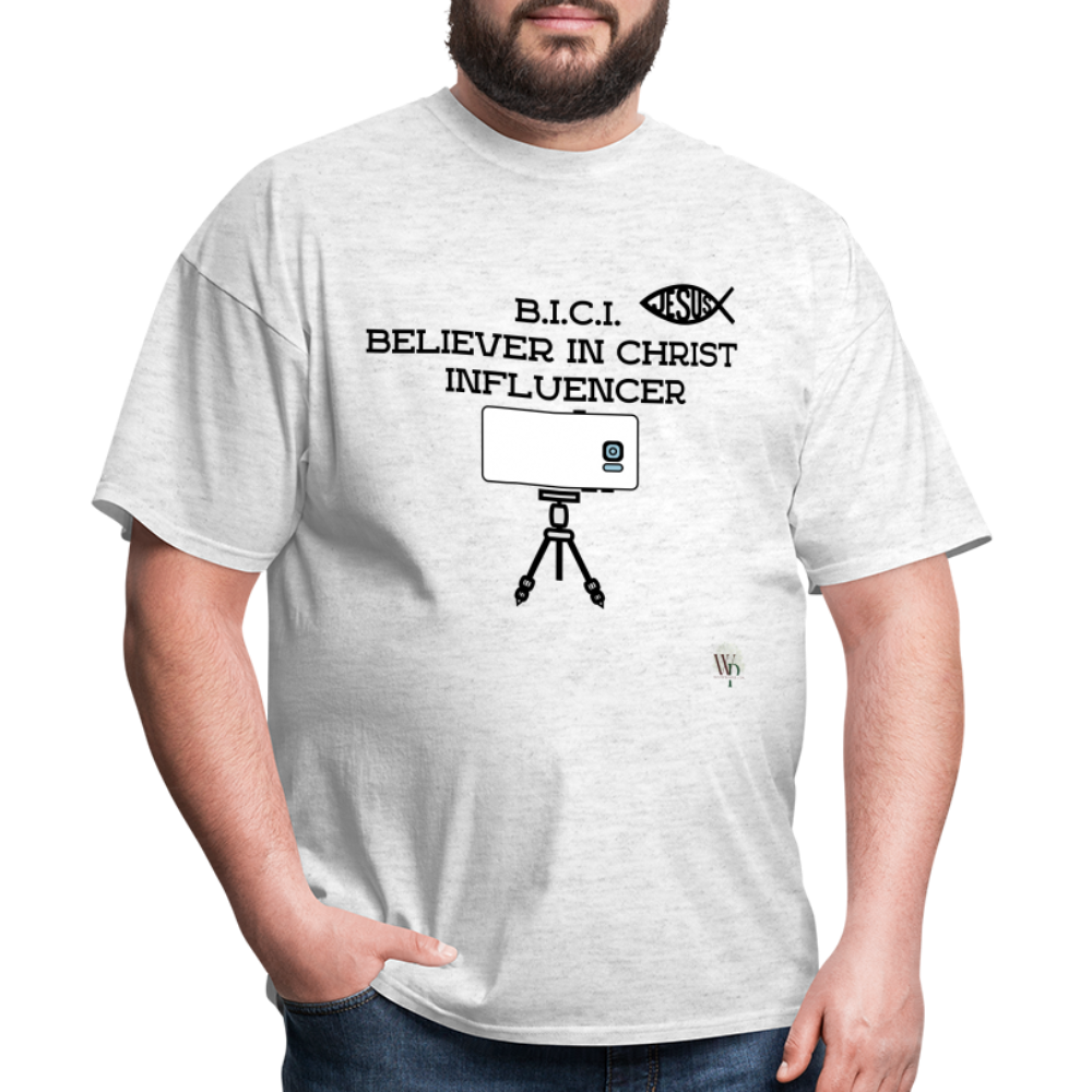 B.I.C.I. Believer in Christ Unisex Classic T-Shirt - light heather gray