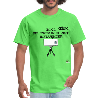 B.I.C.I. Believer in Christ Unisex Classic T-Shirt - kiwi