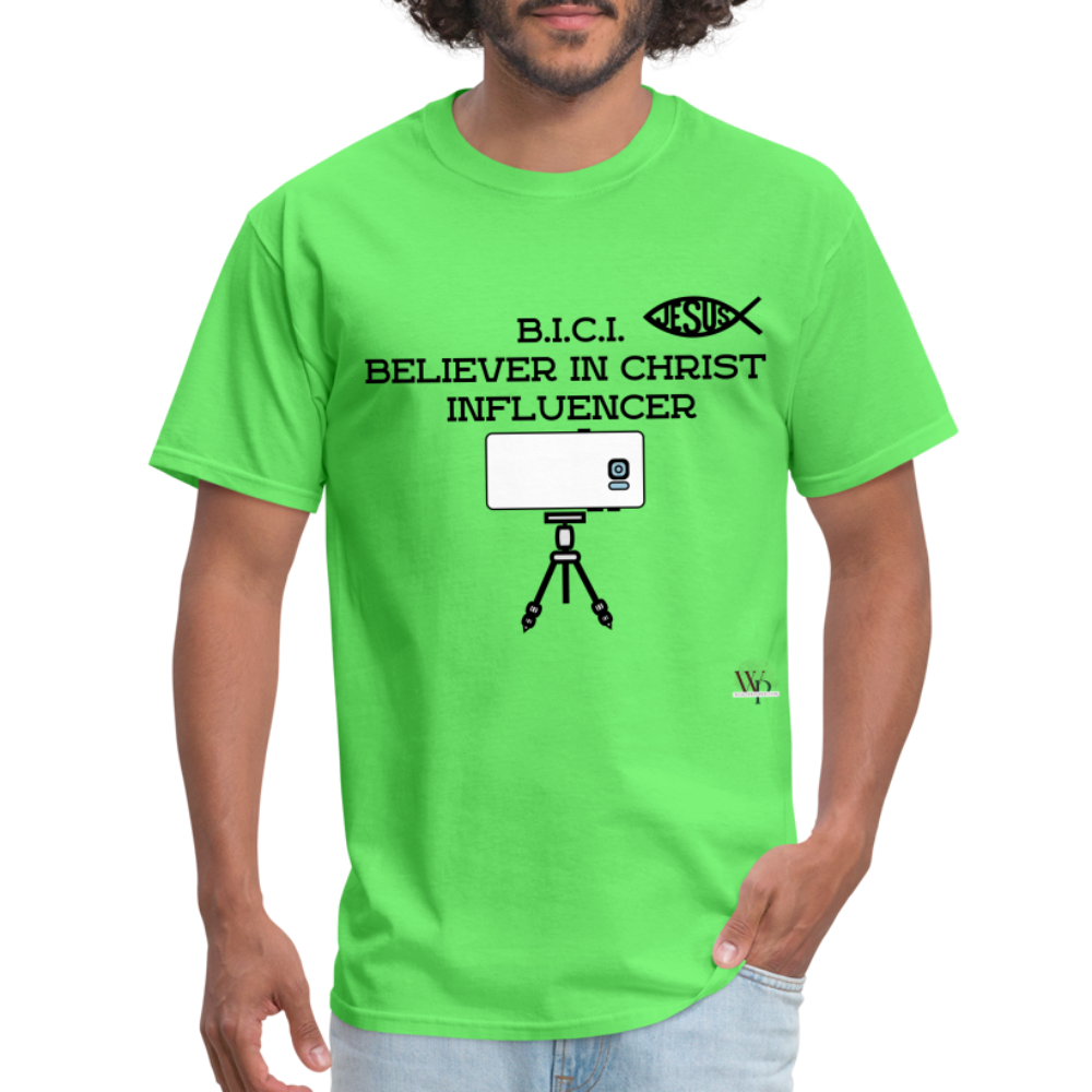 B.I.C.I. Believer in Christ Unisex Classic T-Shirt - kiwi