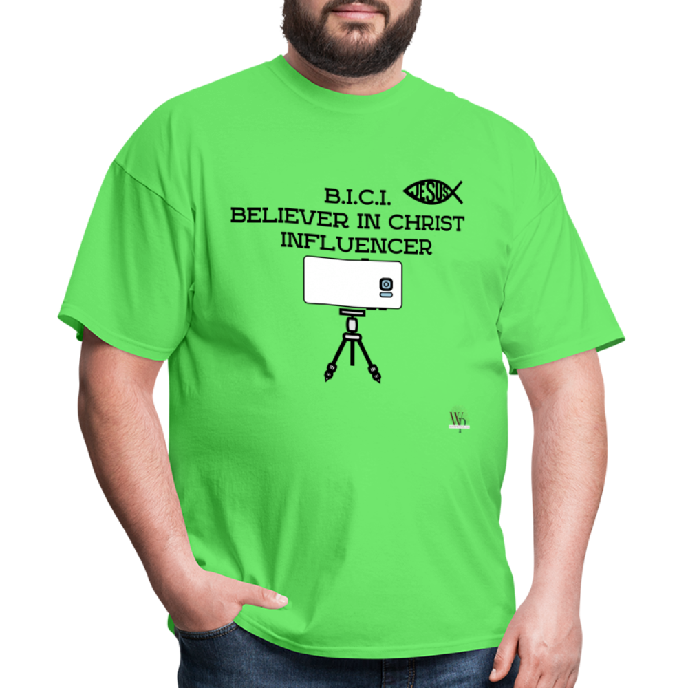 B.I.C.I. Believer in Christ Unisex Classic T-Shirt - kiwi