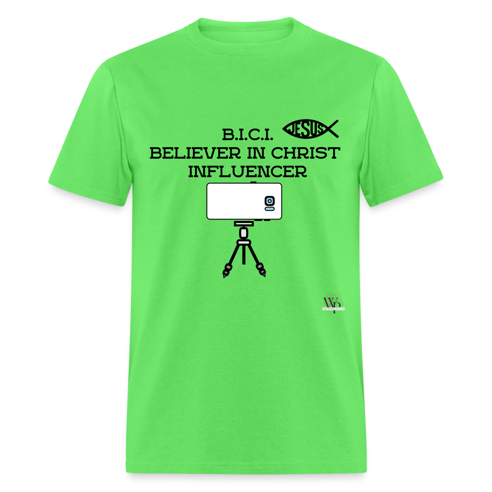 B.I.C.I. Believer in Christ Unisex Classic T-Shirt - kiwi