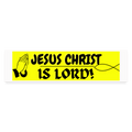Jesus Christ Bumper Sticker - white matte