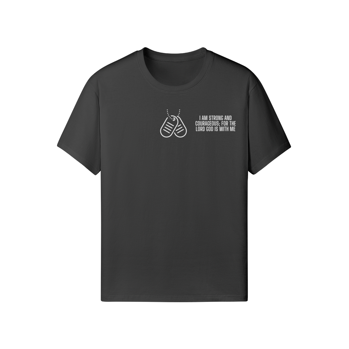 STRONG & COURAGEOUS PTS-TEE