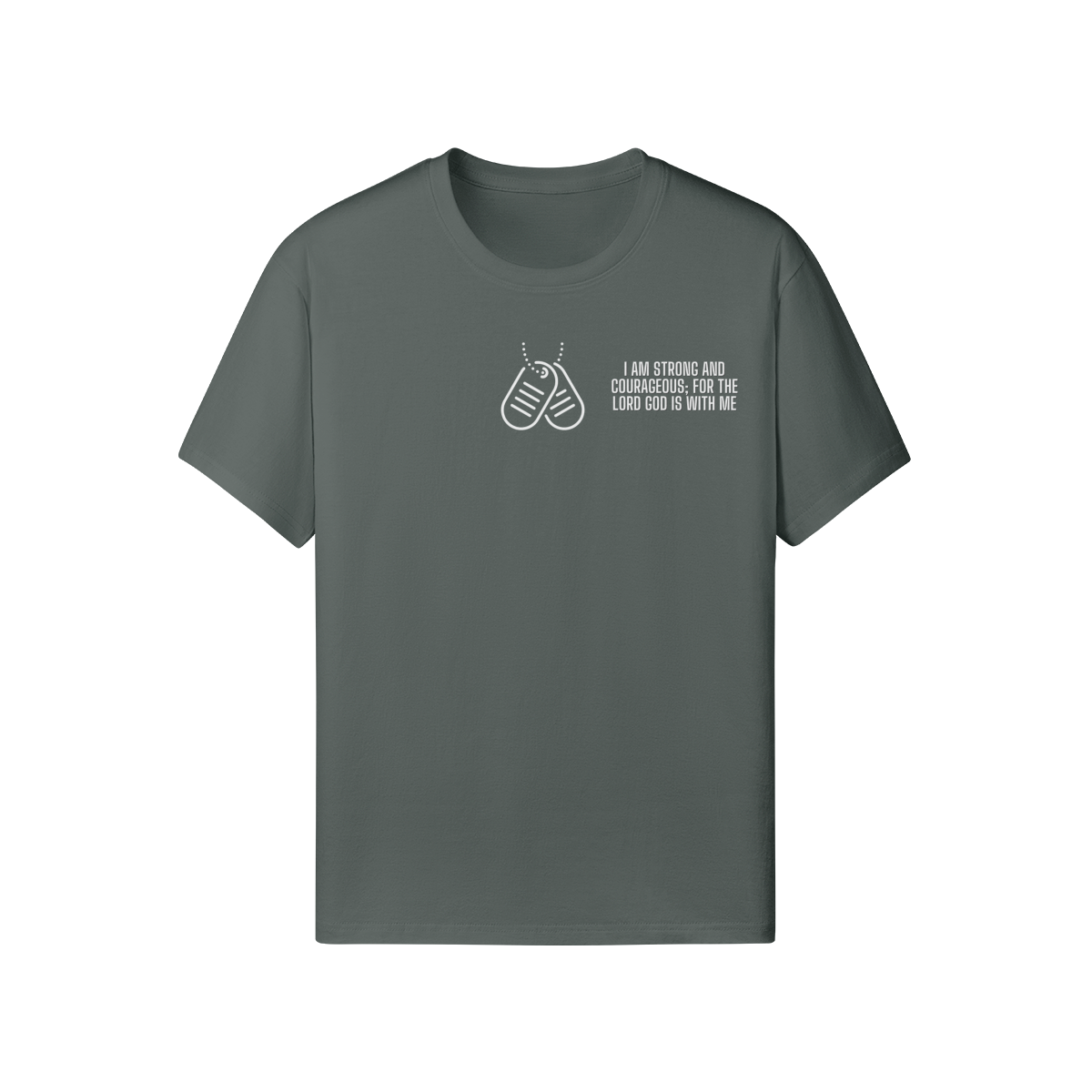 STRONG & COURAGEOUS PTS-TEE