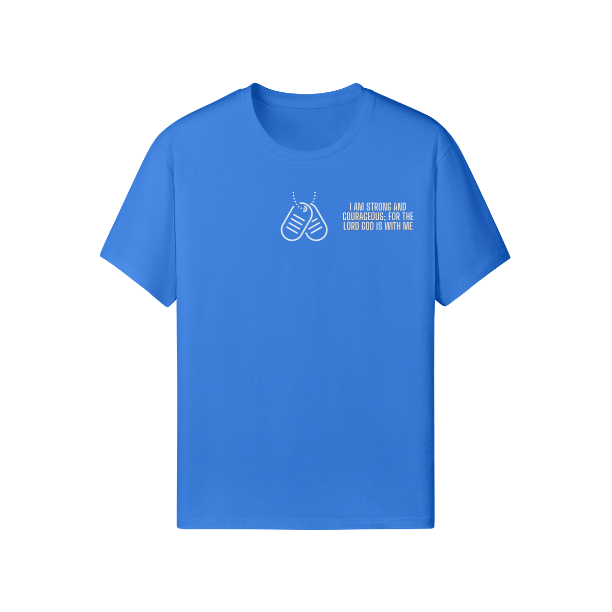 STRONG & COURAGEOUS PTS-TEE