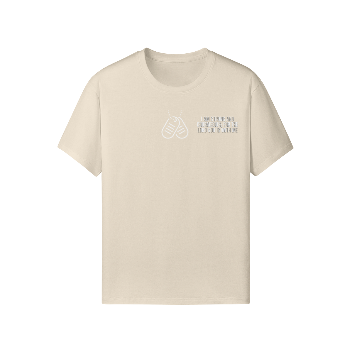 STRONG & COURAGEOUS PTS-TEE