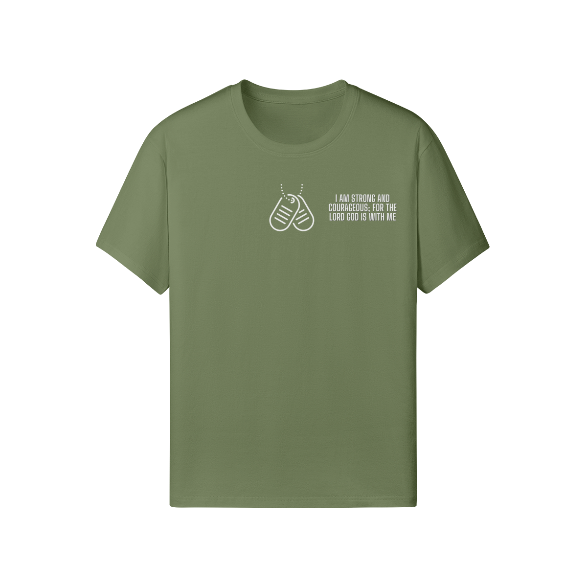 STRONG & COURAGEOUS PTS-TEE