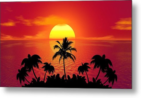 Sunset - Metal Print