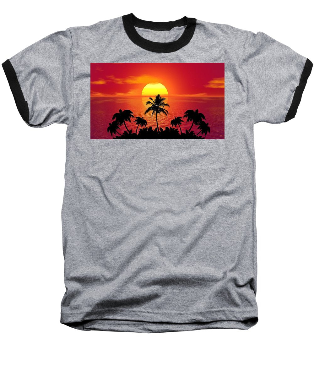 Sunset - Baseball T-Shirt