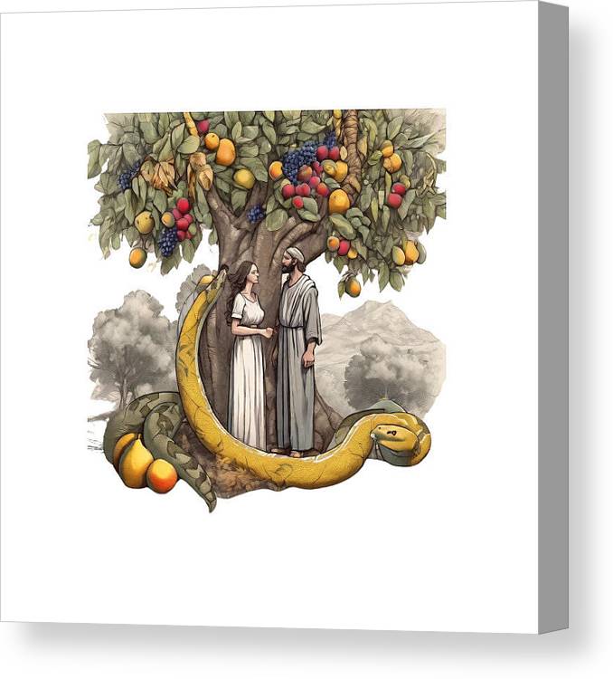 The Fall of Man Interpretation - Canvas Print