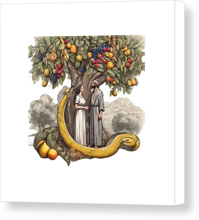 The Fall of Man Interpretation - Canvas Print