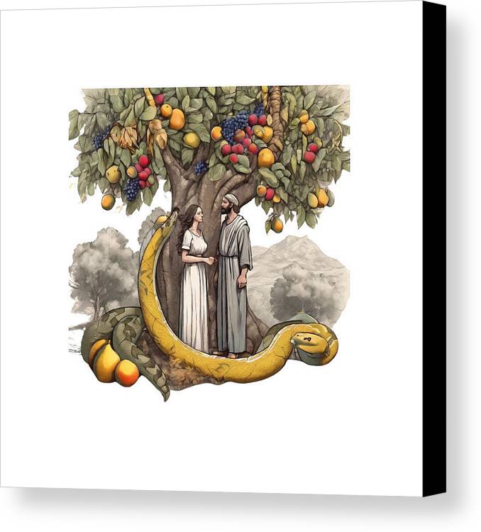The Fall of Man Interpretation - Canvas Print