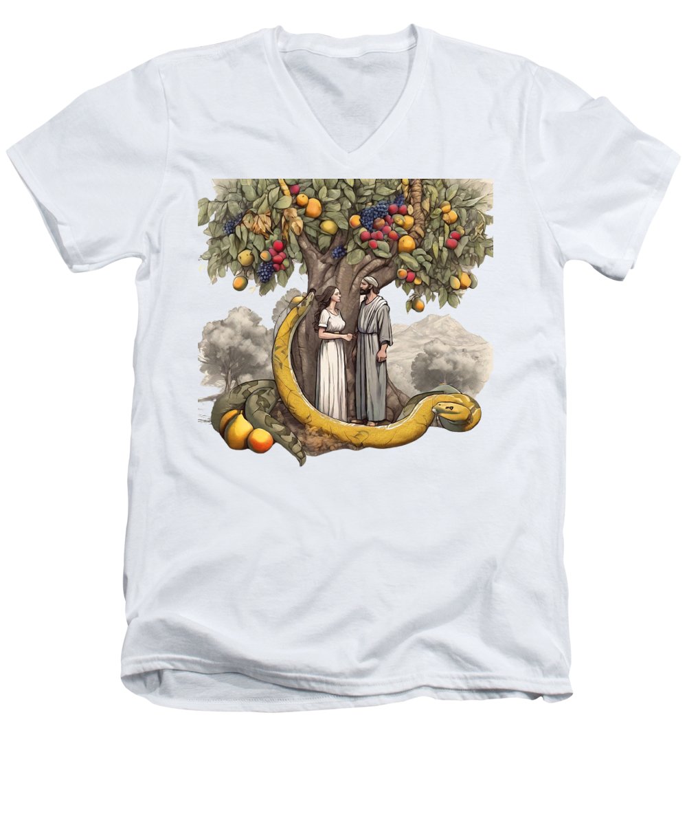 The Fall of Man Interpretation - Men's V-Neck T-Shirt