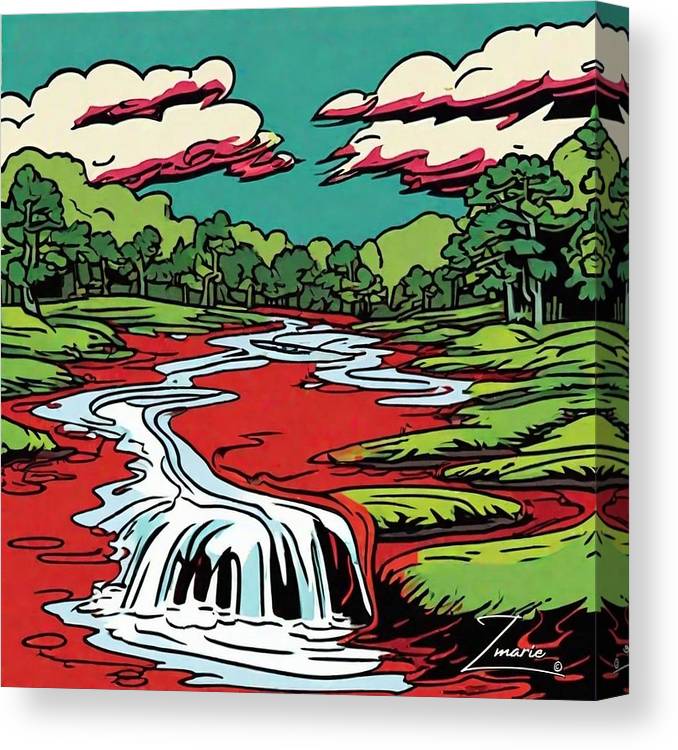Water To Blood Plague #1 - Canvas Print
