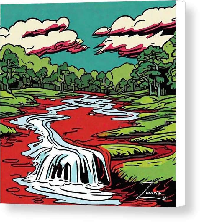 Water To Blood Plague #1 - Canvas Print