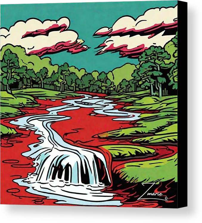 Water To Blood Plague #1 - Canvas Print