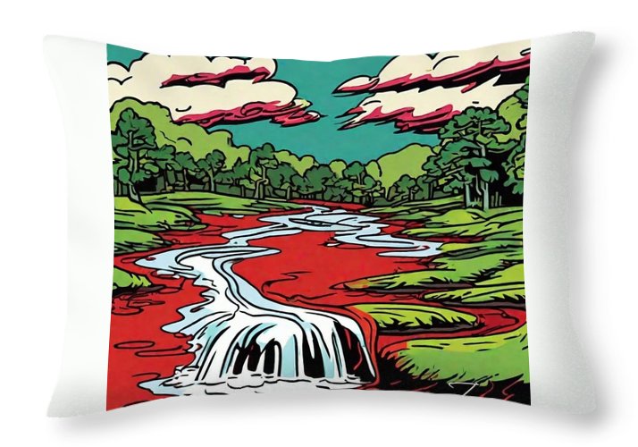 Water To Blood Plague #1 - Throw Pillow