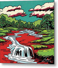 Water To Blood Plague #1 - Metal Print