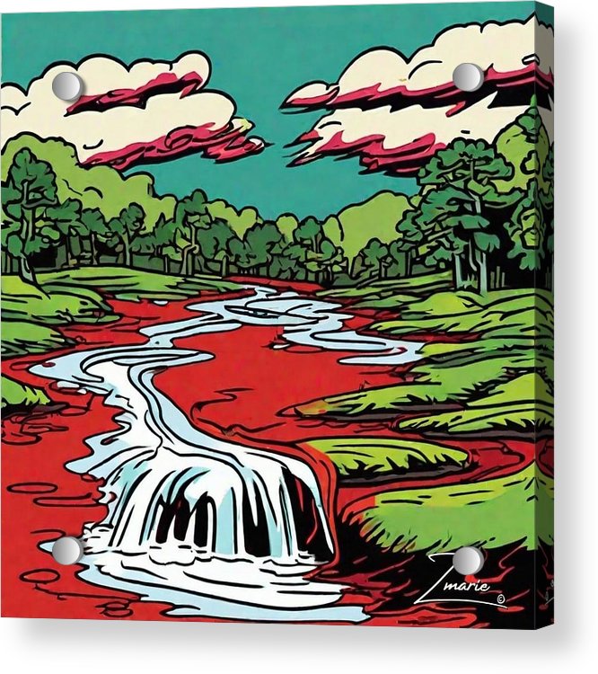 Water To Blood Plague #1 - Acrylic Print