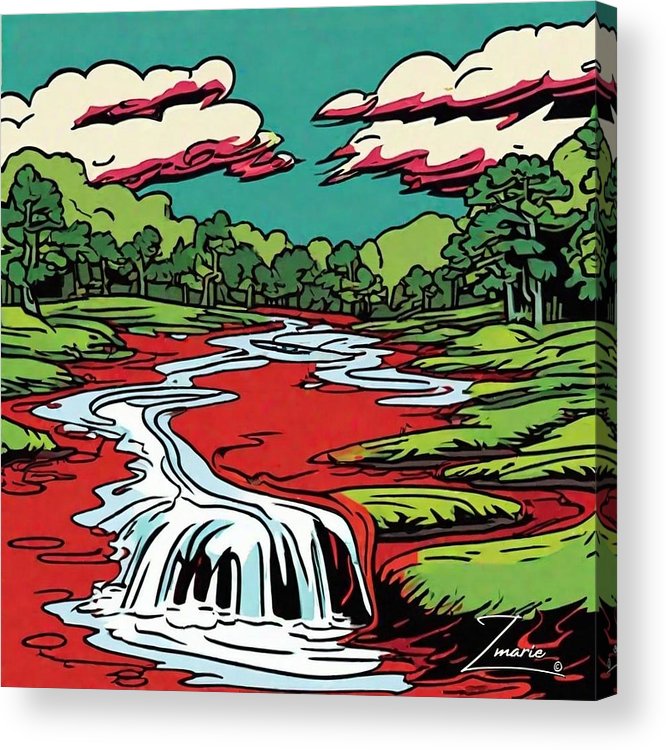 Water To Blood Plague #1 - Acrylic Print