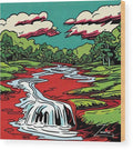 Water To Blood Plague #1 - Wood Print