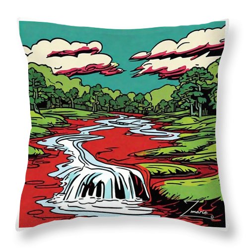 Water To Blood Plague #1 - Throw Pillow