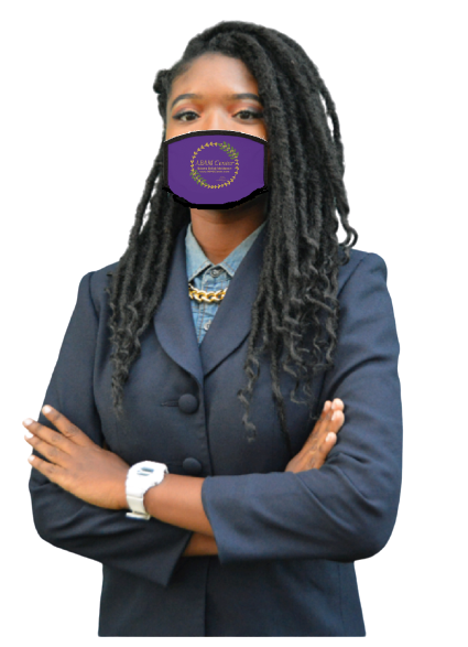 ABAM Center Mixed-Fabric Face Mask